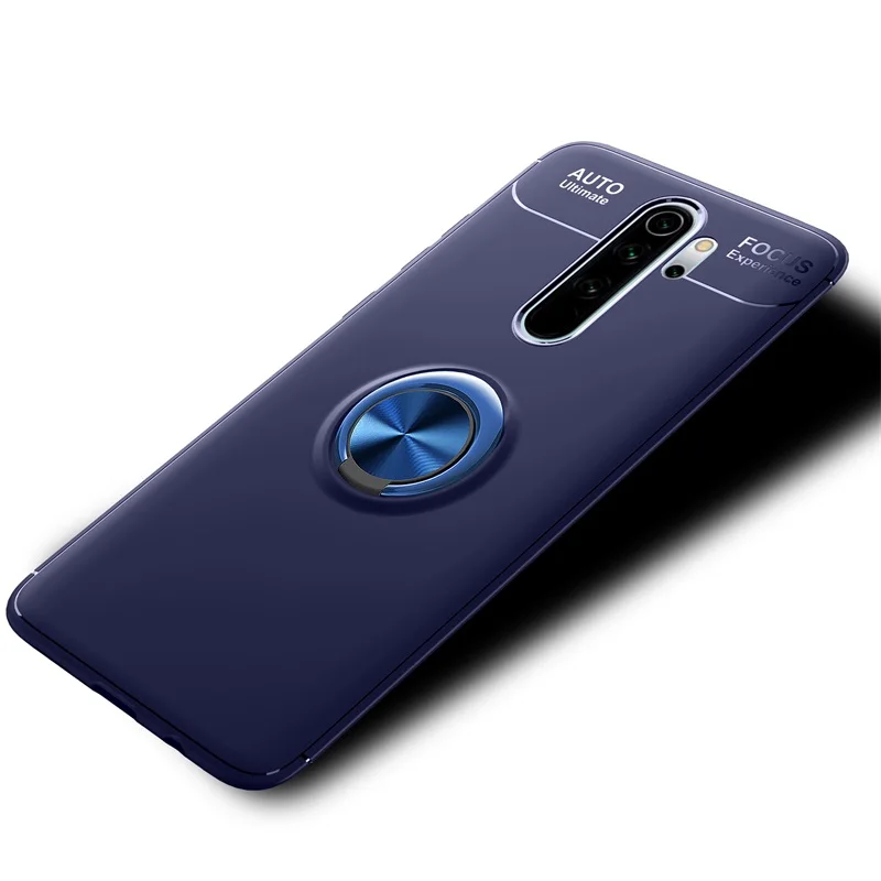 Роскошный мягкий автомобильный чехол-кольцо для Xiaomi Redmi Note 8 Pro, противоударный чехол для Xiaomi Redmi Note 8 Pro, силиконовый бампер из ТПУ