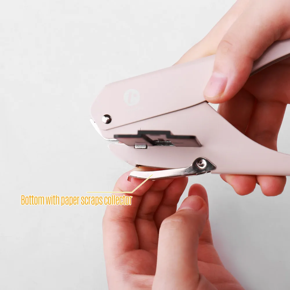 KW-trio ручной DIY гриб перфоратор одиночный для перфорации бумаги резак с линейкой для Офис Дом школа студентов