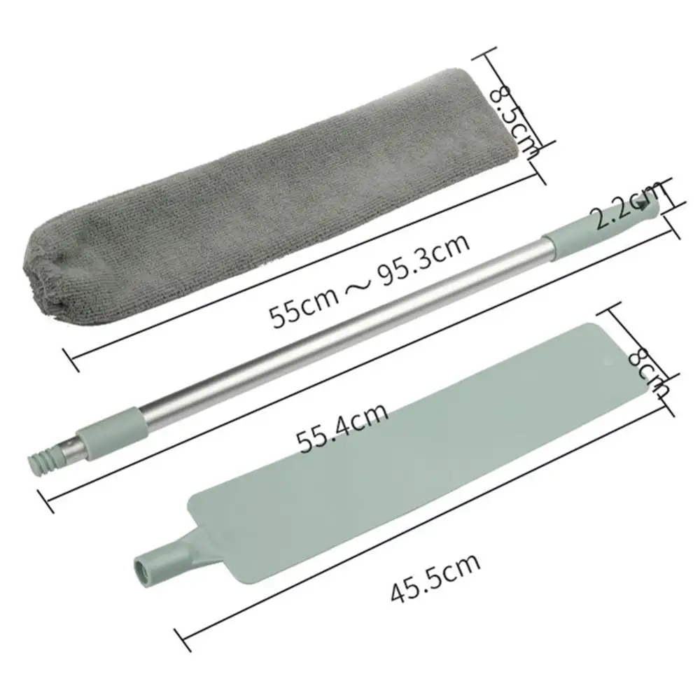 Extendable Handle Съемный пылеочиститель для дивана, кровати, мебели, нижней чистящей щетки, ручная длинная ручка, плоская головка щетки для углов - Цвет: Extendable Handle