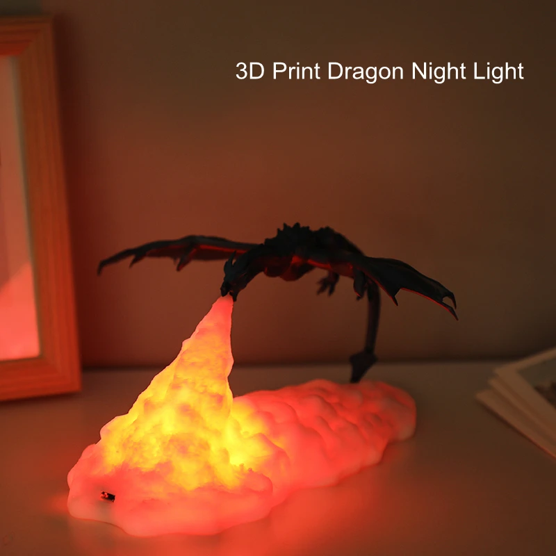 Buy Dragon Lamp Rechargeable with Lighting effect (2 Colors) Lamps