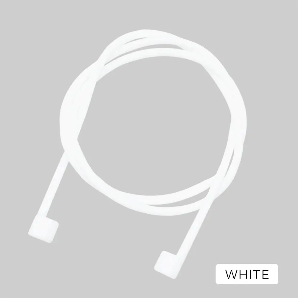 Анти-потери ремень веревка для AirPods силиконовый наушник аксессуары гарнитура ремень для хранения кабель для наушников для Apple AirPods - Цвет: Белый
