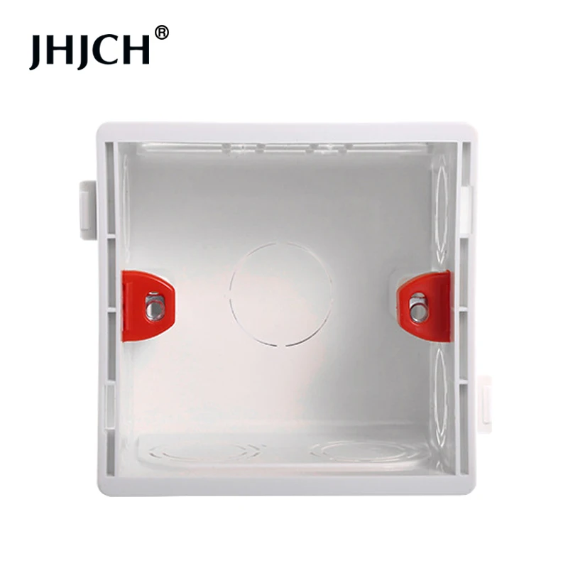 

86 type electrical adjustable mounting box cassette switch socket junction box concealed concealed internal mounting box white