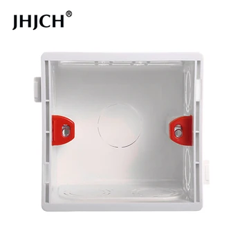 

86 type electrical adjustable mounting box cassette switch socket junction box concealed concealed internal mounting box white