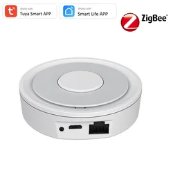 Tuya Smart ZigBee – Hub de passerelle filaire, pour porte ZigBee Senosr, prise de Valve de sirène PIR, Smart Life APP télécommande 