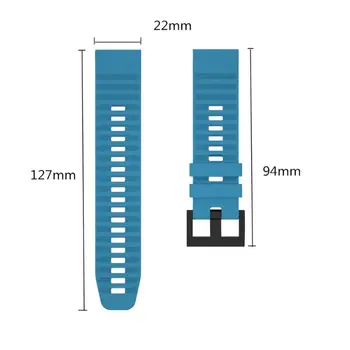 

Quick Release Silicone Watchband Wrist Strap for Fenix 6/5/5Plus/Forerunner935