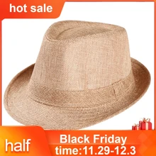 Мужская Гангстерская шляпа унисекс, Пляжная соломенная шляпа от солнца, высокое качество,, товар Gorras Hombre