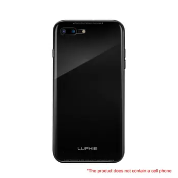 

Metal Frame Phone Bumper Case With 9H Tempered Glass Back Cover Shockproof Phone Protective Cover For iPhone 8 plus