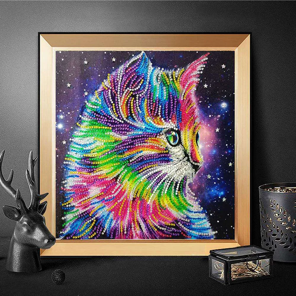5d diamond painting kits cat diy full drill diamond painting