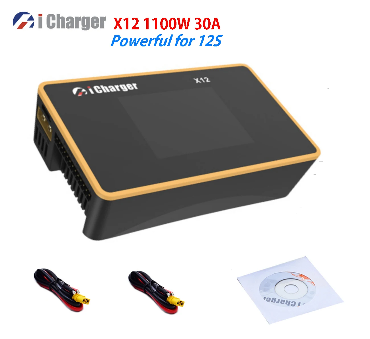 iCharger X12 1100W 30A Smart Balance Charger Discharger For 1-12s LiPo Lilo LiFe LiHV Battery