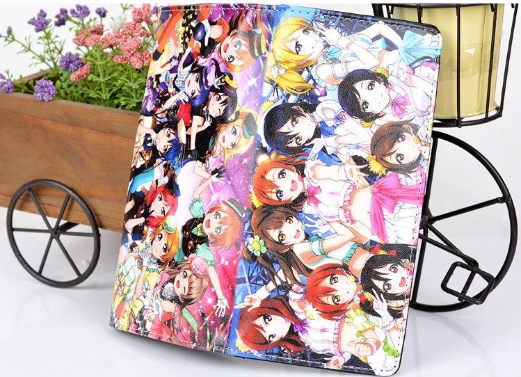 LoveLive Косплей длинный Pu кошелек мультфильм монета карман кошелек держатель для карт мешок денег подарок для женщин мужчин