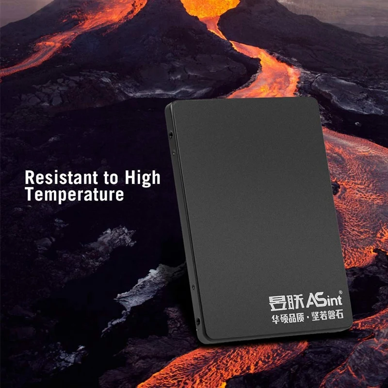 ASint SSD 2,5 дюймов SATA3 SSD 128 ГБ AS518 твердотельный накопитель для настольных ПК 7 мм