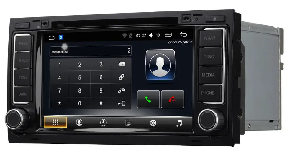 NaweiGe 7 дюймов T30 Android Восьмиядерный 8,1 2+ 32 ГБ Автомобильный dvd для VW-Touareg 2004-2010 Авторадио gps навигация автомобильный мультимедийный для