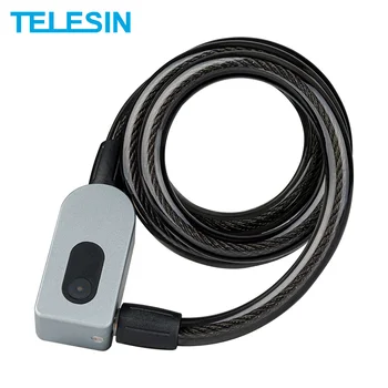

TELESIN Stainless Steel Cable Anti-Theft Smart Bike Bicycle USB Fingerprint Lock Quick Unlock Motorcycle MTB Door Lock