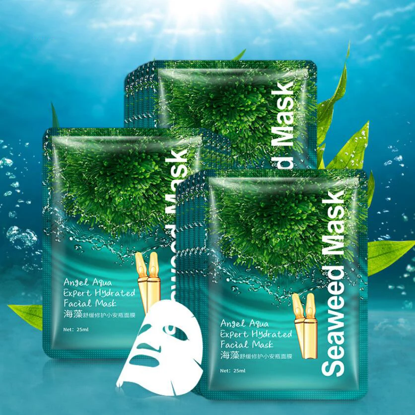 Good Buy Facial-Mask Seaweed Hydrated Aqua Korean Women Moisturizing Nourishing Expert Angel dV5beL333