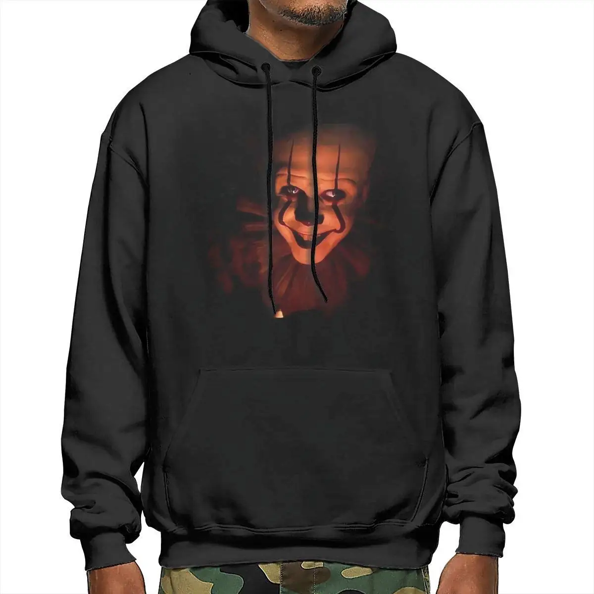TSDFC It Chapter 2 Mens Hoodies Leisure Sports Black |