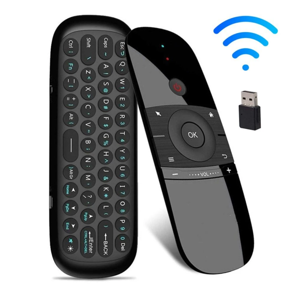 

Air Fly Mouse 2.4GHz Wireless Keyboard IR Remote Control For Android TV Box Computer Controller Replacement With USB Receiver