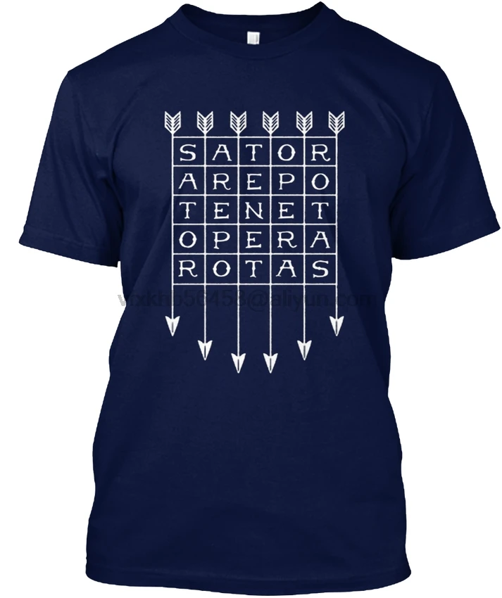 Sator Square Arepo Tenet Opera Rotas популярная футболка без тегов|Футболки| |