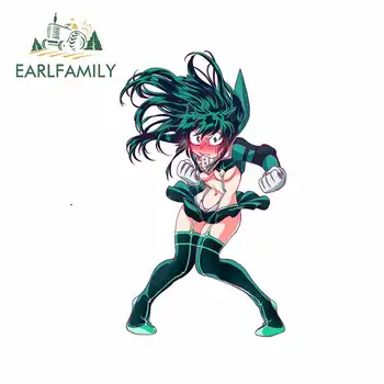 

EARLFAMILY 13cm x 7.7cm For My Hero Academia DIY Car Stickers Waterproof Decal Auto Air Conditioner Motorcycle Suitable for RV