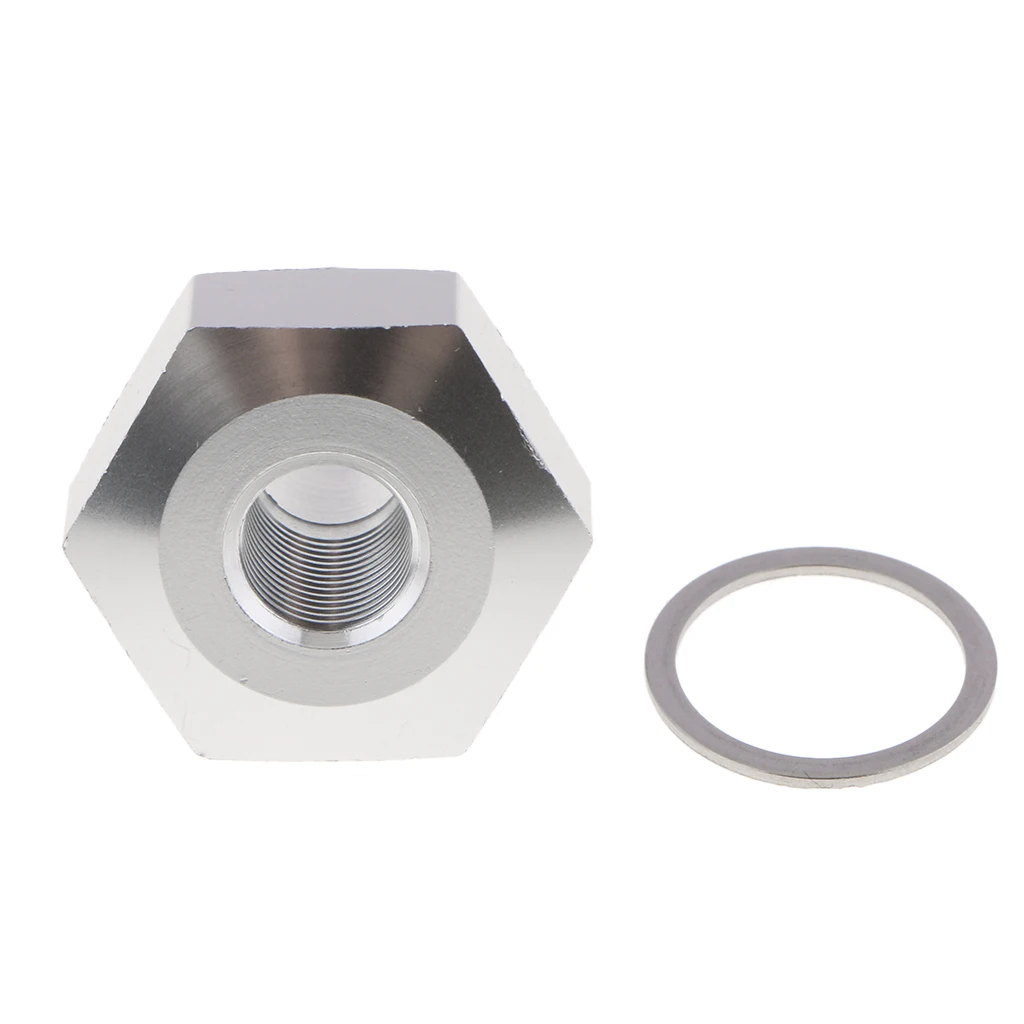 Aluminum Oil Pressure Sensor Adapter Male M16x1.5 To Female 1/8 NPT For LS