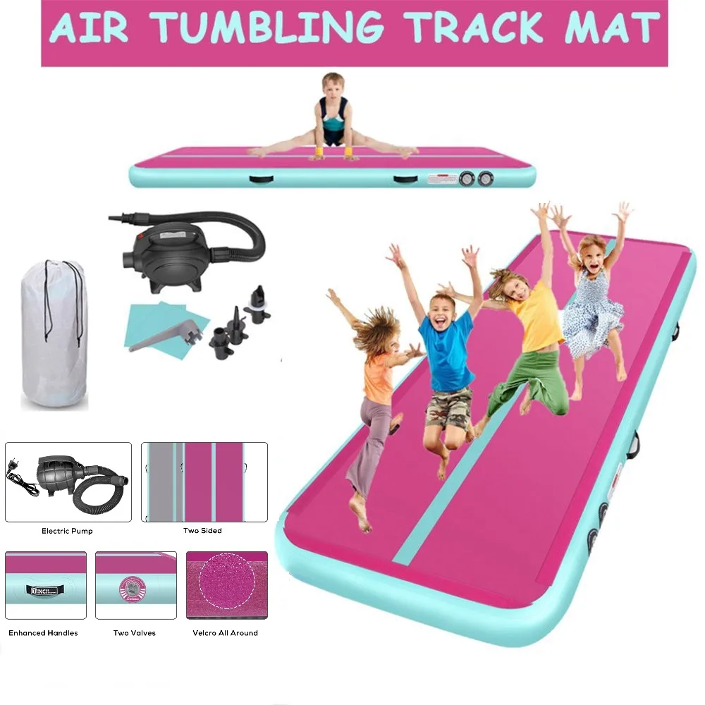 Rimdoc Air Track Gymnastics Airtrack Inflatable Child Sports Mat Tumbling Training Track Air Floor Rhythmic Gymnastics Use