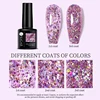 UR SUGAR Glitter Sequins Gel Nail Polish Soak Off UV Nail Gel Varnish Colorful All For Nail Manicure DIY Nail Art Design 3