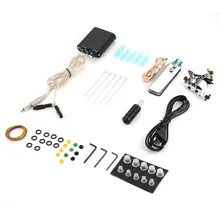 Красочные жажда цветок полный новичок татуировки Комплект Профессиональная машина чернила