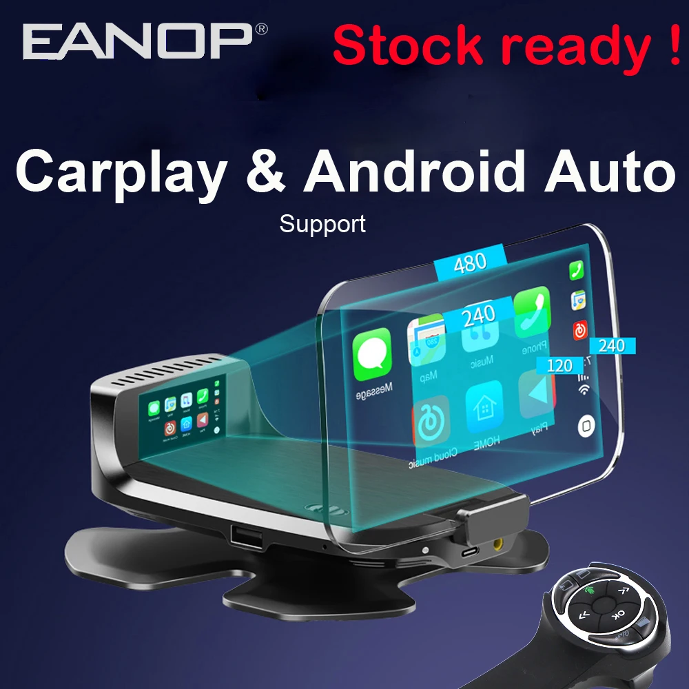 Eanop M60 Hud 7 デジタルobd2ヘッドアップディスプレイ車メディアプロジェクターサポートcarplay Andorid自動fm Google Gpsナビゲーションaux Head Up Display Aliexpress