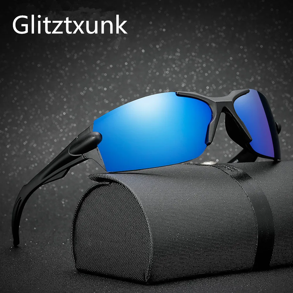 Мужские и женские Винтажные Солнцезащитные очки Glitztxunk поляризационные