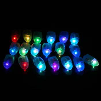 

50X LED Balloon Lights Colour Light Paper Lantern Lamp Glow Wedding Party Six colors available Party Wedding Decoration