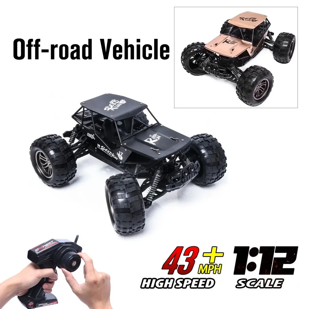 Сплав дистанционного управления автомобиль 1:12 внедорожник RC скалолазание автомобиль высокоскоростной автомобиль анти-осень гоночный автомобиль RC модель игрушки