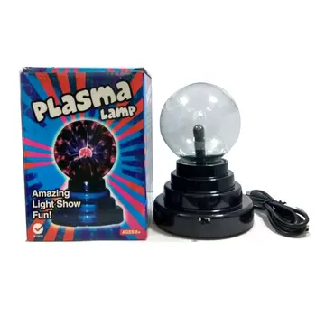 

Usb mini 3 inch static magic ion ball light lightning induction atmosphere light fashion decorative night light Drop Shipping