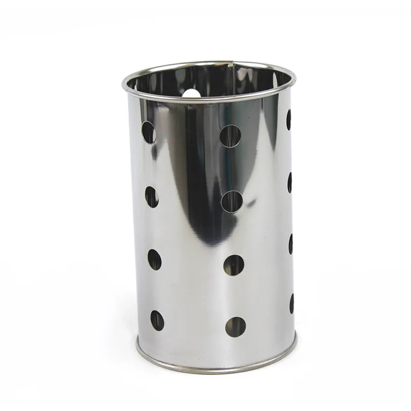 

Chopsticks Stainless Steel Chopsticks Water Draining Chopsticks Box Floor Shelf Wall Dual Purpose Tableware Barrel Storage Conta