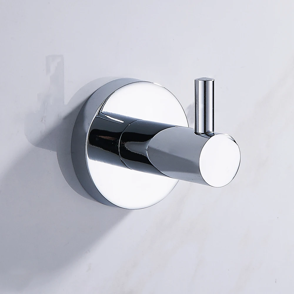 Stainless Steel EVERSO аксессуары для ванной комнаты Крючок для халата твердый матовый из нержавеющей стали полотенцесушитель Металлические Настенные Крючки вешалка для шляпы из нержавеющей стали - Цвет: Stainless Steel
