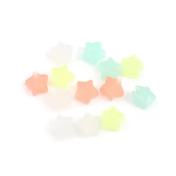

DoreenBeads Acrylic Beads Pentagram Star Heart At Random Glow In The Dark DIY Making Jewelry,Hole: Approx 1.7- 3.8mm, 500 PCs