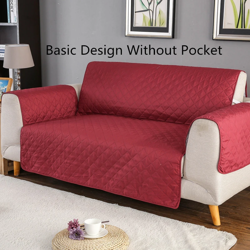 Современный однотонный съемный чехол для дивана и дивана, противоскользящий удобный защитный чехол для мебели, моющийся чехол для подлокотника - Цвет: 7