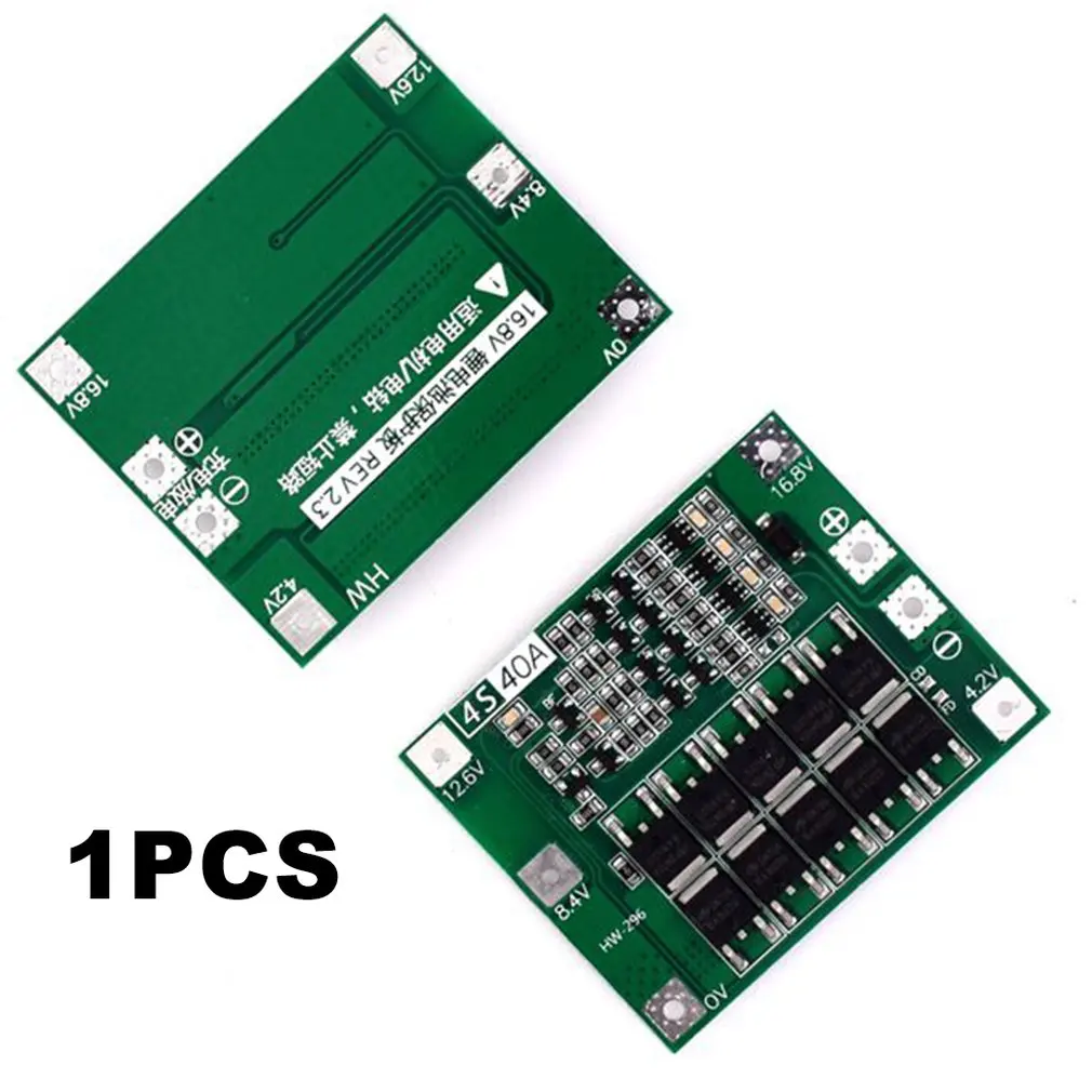 HW-296 16,8 в 4S литий-ионный аккумулятор 18650 зарядное устройство PCB плата защиты BMS Lipo мобильный модуль с балансиром