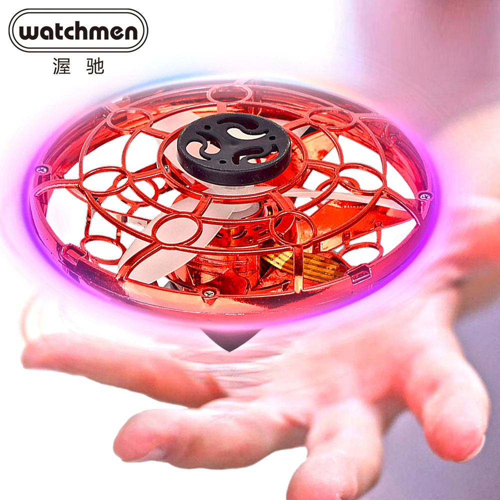 

Mini UFO Drone Gyro Spinner Top with Led Lights Spinner Drone Gyro Flying Spinner Fidget Toys Adult Kids Gift