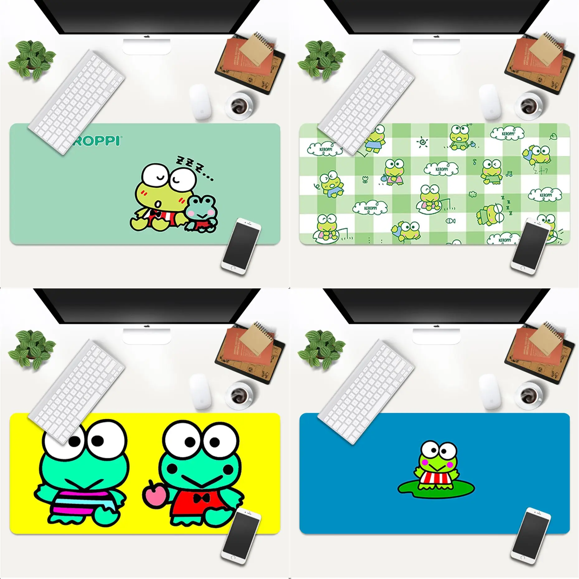 

My Favorite cute cartoon frog keroppi Keyboard Gaming Mouse pads Gaming Mouse Pad Large Deak Mat 700x300mm for overwatch/cs go