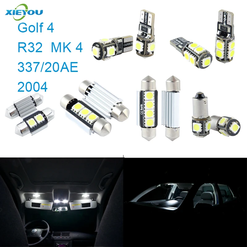 Светодиодная интерьерная с Canbus Lights Kit посылка 8 шт. для VW Golf 4 MK4 R32|interior light|led light