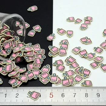 

100g/lot Polymer Summer Boba Drink/Milk Tea Hot Clay Sprinkles Lovely confetti for Crafts Making, DIY