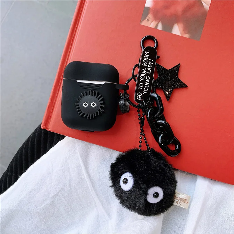 Bluetooth Wireless Earphone Case for AirPods for Air Pods Charging Box Keychain