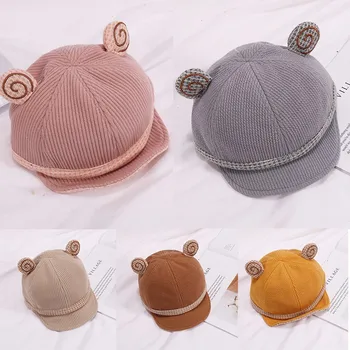 

Child Adjustable Sun Protection Boys Girls Children Hip Hop Caps Casual Hats With Ear Drop Hot Selling