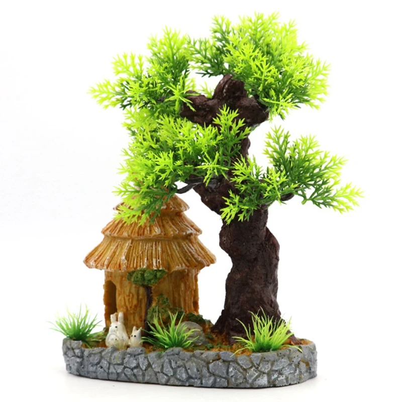 Ornamentos De Decoración De Paisajes En Miniatura, Plantas Y Flores