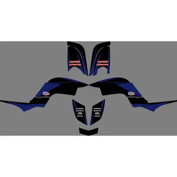 

Full Graphics Decals Stickers Motorcycle Background Custom Number Name 3M Matte For YAMAHA RAPTOR 660 RAPTOR660