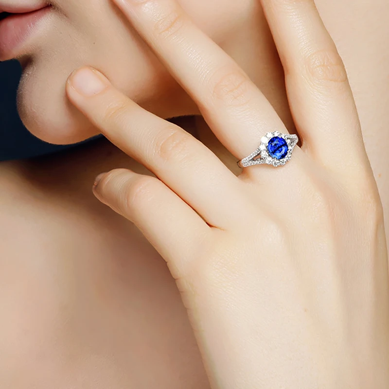925 серебряные кольца для женщин с кристаллами микро инкрустация кубическим цирконием регулируемое кольцо обручальное кольцо ювелирные аксессуары подарок
