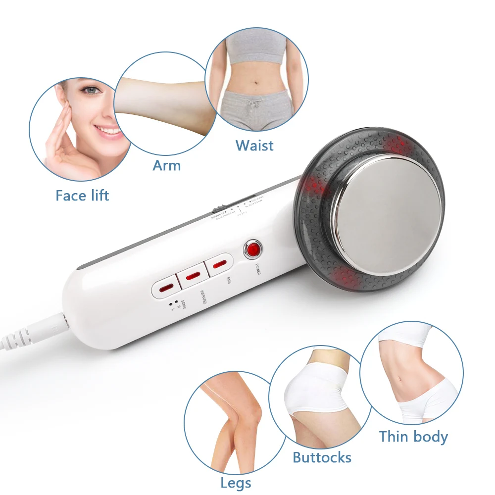 Ultrasound Cavitation EMS Body Slimming Massager Weight Loss Anti Cellulite Fat Burner Galvanic Infrared Ultrasonic Wave 4