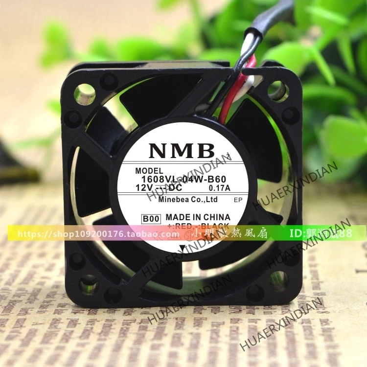

Original NEW 1608VL-04W-B60-B00 4020 DC12V 0.17A 4CM Motor protection cooling Fan