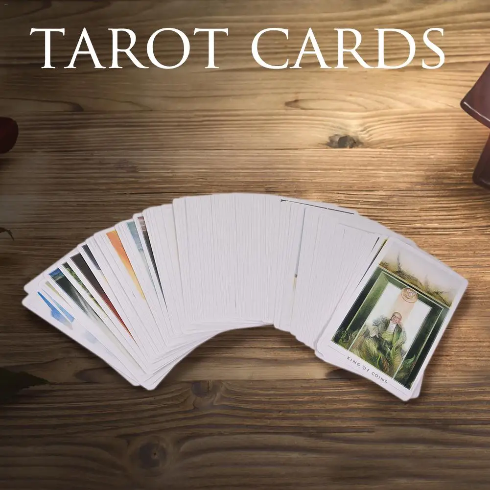 Новый 79 шт. De Fontein Tarot Kaarten Dek настольные игры Guidebook Tafel Spel Voor Familie Verzamelen Partij Speelkaart #