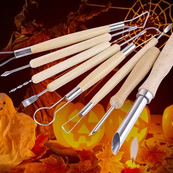 

Pottery Ceramics Tools Sculpting Roughing Squeegee Sculpture Carved Pumpkin Carving Knife Clay Modelling Tool