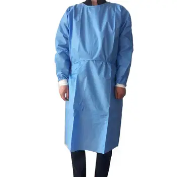 

Unisex Disposable Coverall Non Woven Drawstring Isolation Breathable Protection Suit hazmat suit protective рабочая одежда